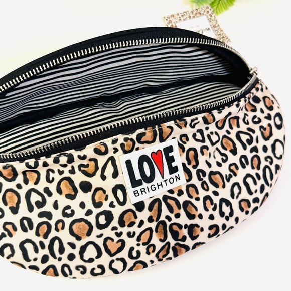 NEW BRIGHTON Wild Cat Jaguar Belt Bag Fanny Brown Black Pack Adjustable - Picture 8 of 11